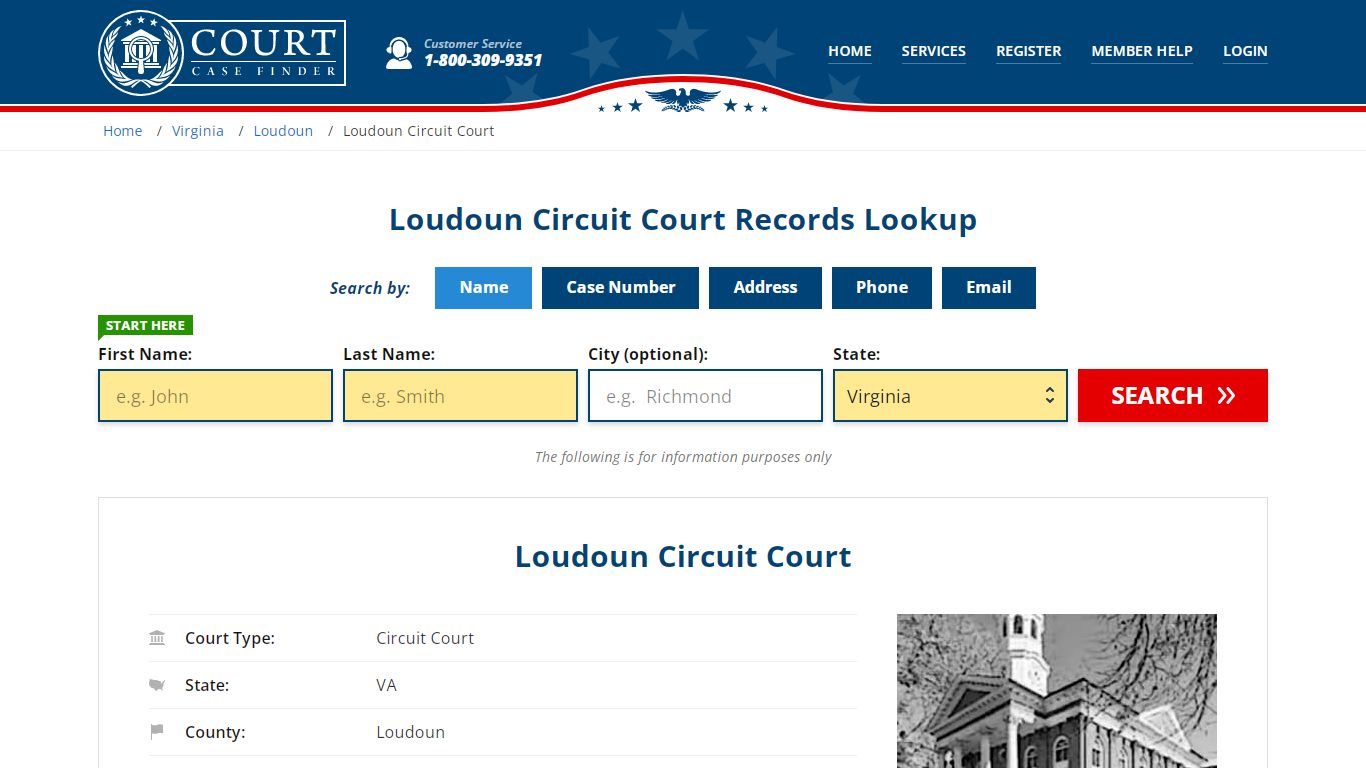 Loudoun Circuit Court Records | Leesburg, Loudoun County, VA Court Case ...